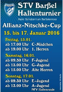 Allianz-Nitschke-Cup 2016 - Fußball Hallenturnier STV Barßel