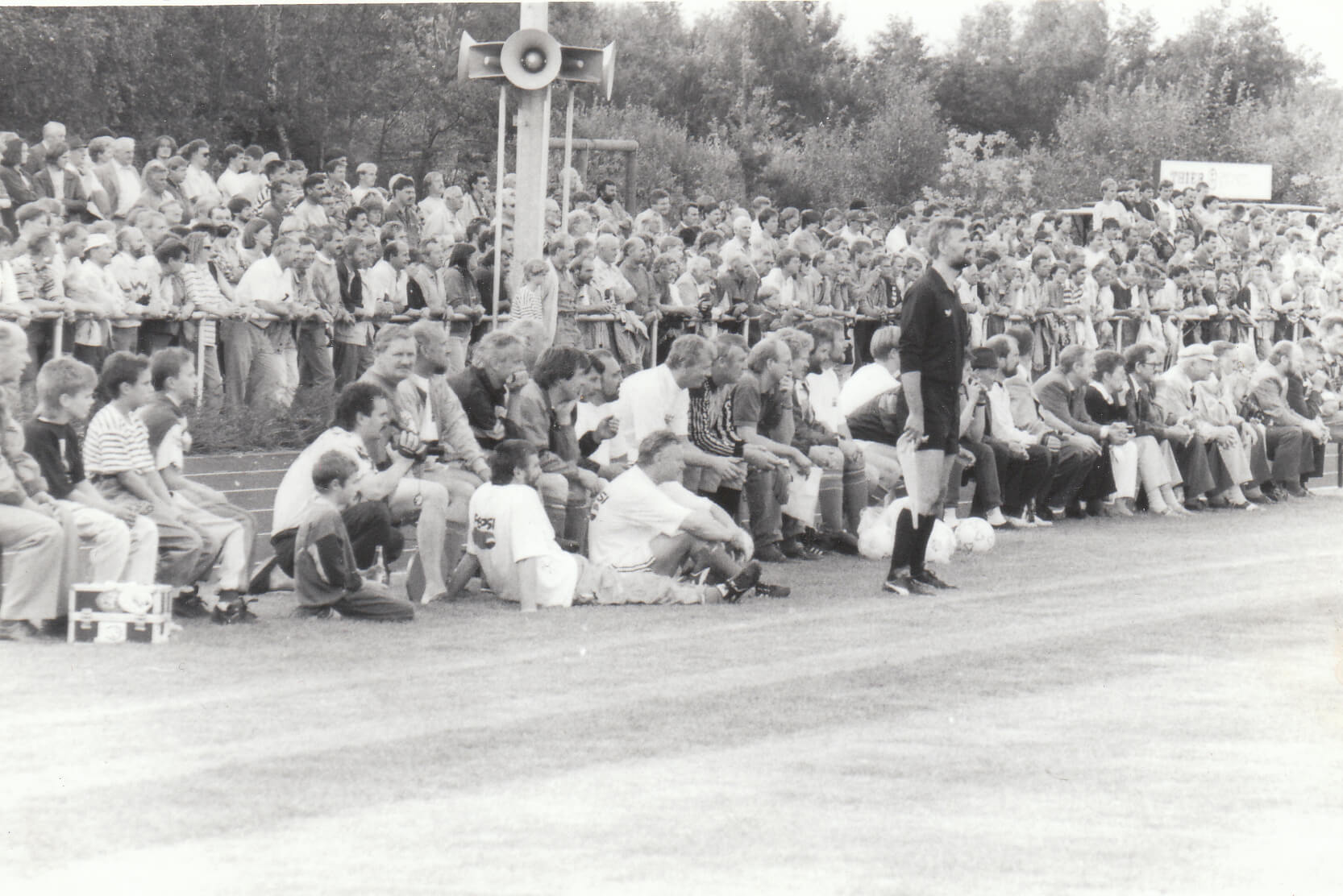 Fußballfans, Uwe Seeler Traditionself 18.08.1993 in Barßel