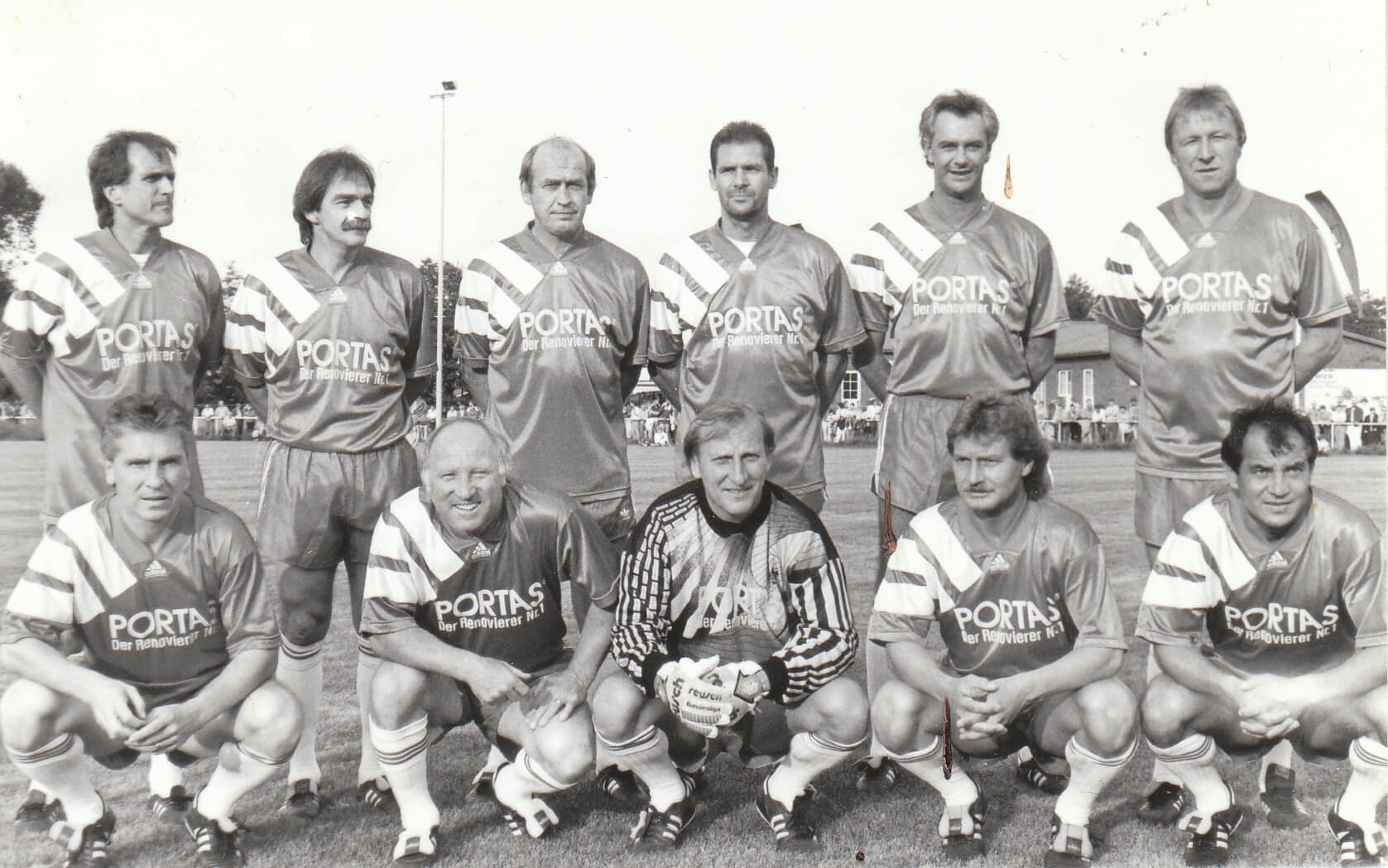 Mannschaftsbild, Uwe Seeler Traditionself 18.08.1993 in Barßel