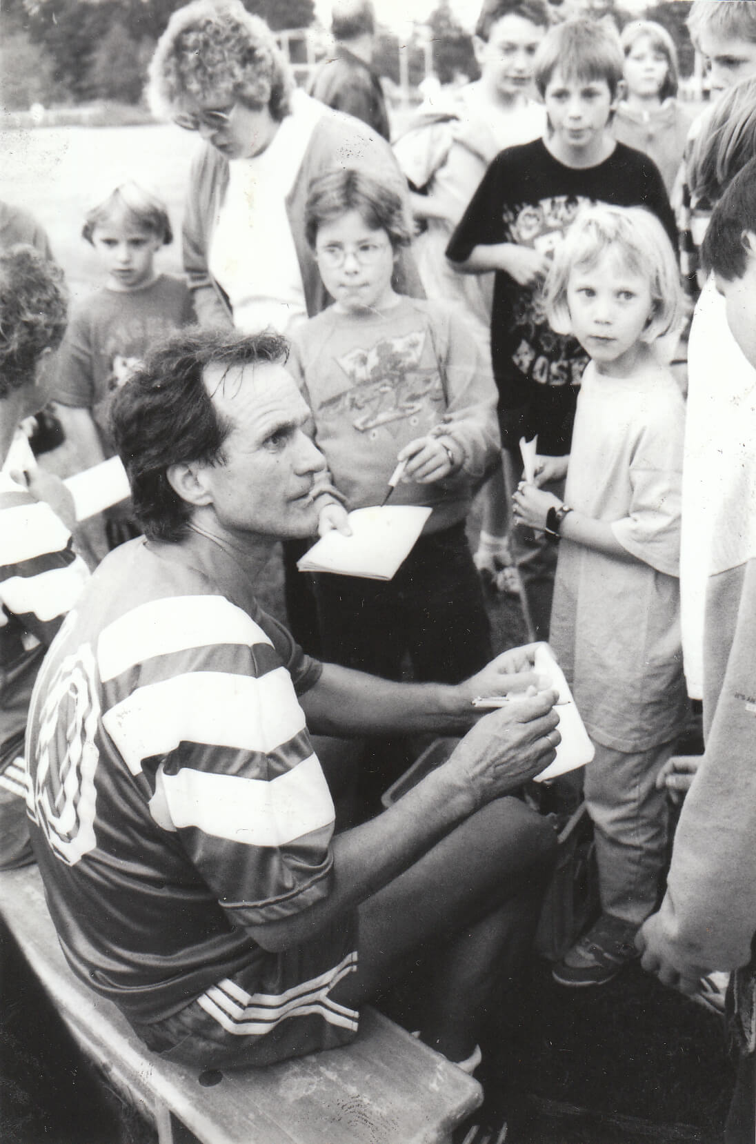 Wolfgang Overath, Uwe Seeler Traditionself 1993 in Barßel