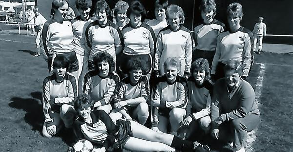Mannschaftsbild, Frauen, 1986, Aufstieg, Bezirksliga
