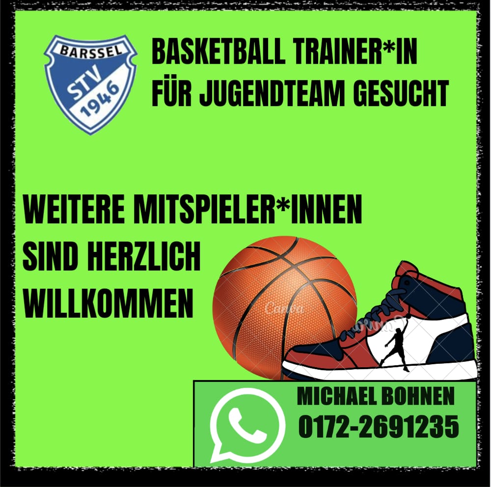 Basketball - Es wird ein/e Trainer*in gesucht.