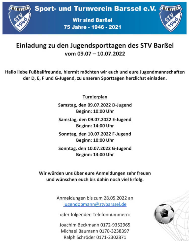 Jugendsporttage 2022, STV Barßel