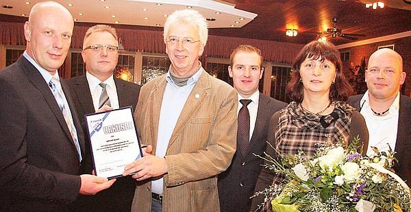 Die Ehrung zum Sportler des Jahres Alfred Maaß im Sport- und Turnverein Barßel.,