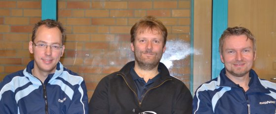 Kreispokalmeisterschaft Sieger 2014 Herren C  :: Thomas Kurre, Manfred Pahlke und Maic Strohschnieder vom STV Barßel.