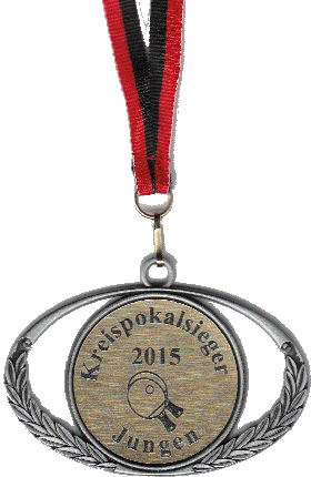Siegerplakette Tischtennis-Kreispokalsieger 2015