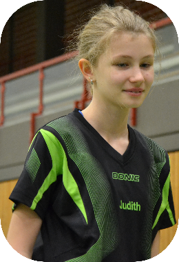 Judith Dreier aus dem Tischtennis-Team der Schuelerinnen STV Barßel.