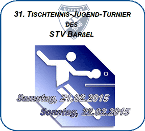 31. Tischtennis-Jugend-Turnier 2014 STV Barßel e.V.