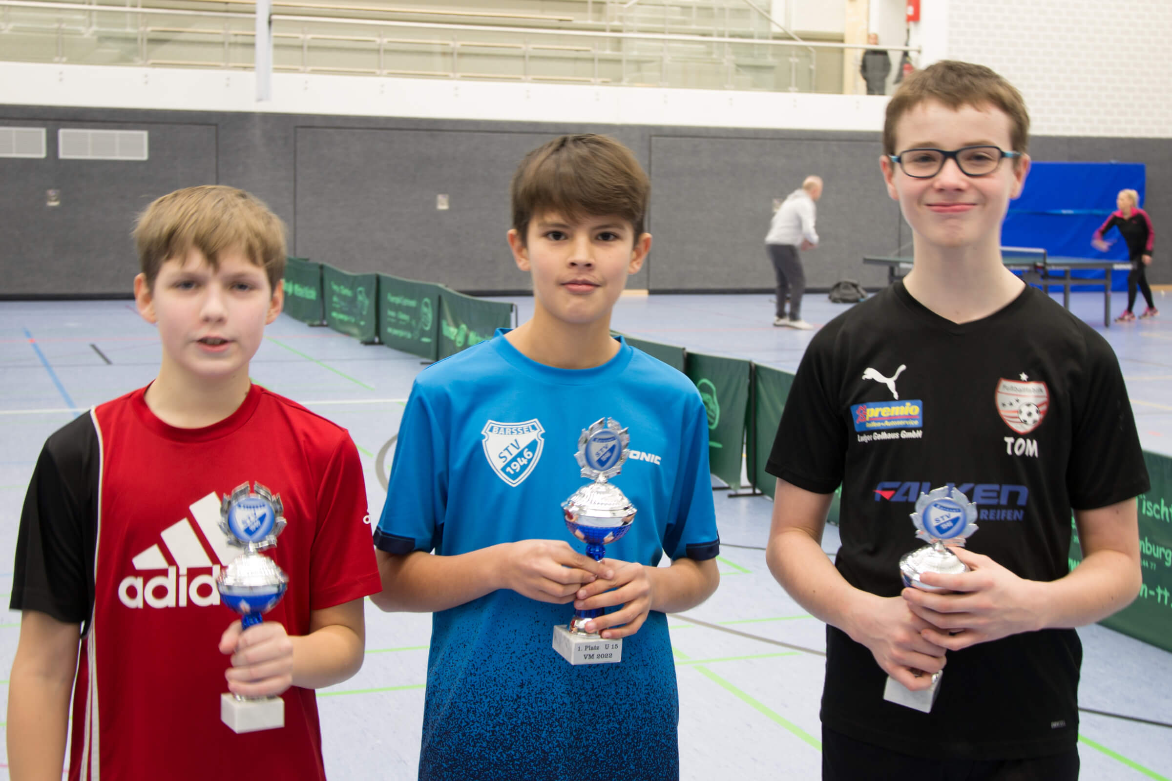 Tischtennis Vereinsmeisterschaften - Die besten U15